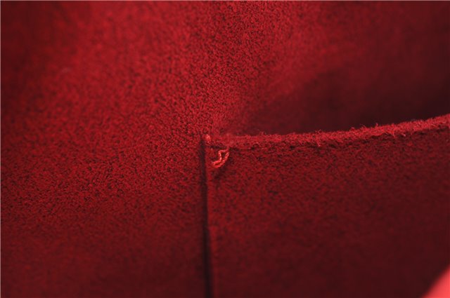 Authentic Louis Vuitton Epi Pont Neuf Hand Bag Purse Red M52057 LV 8158F