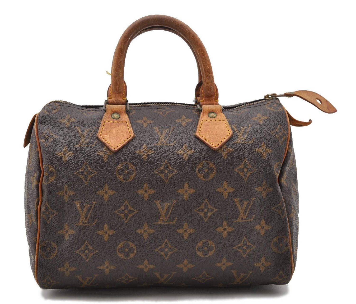 Authentic LOUIS VUITTON Monogram Speedy 25 Hand Bag Purse M41528 LV 8160C