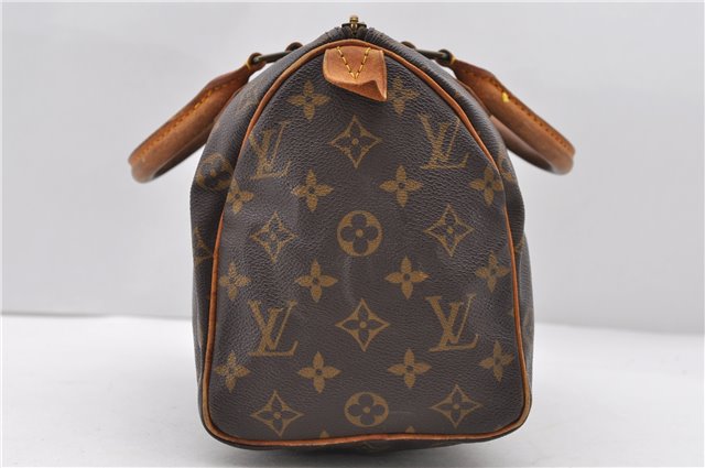 Authentic LOUIS VUITTON Monogram Speedy 25 Hand Bag Purse M41528 LV 8160C