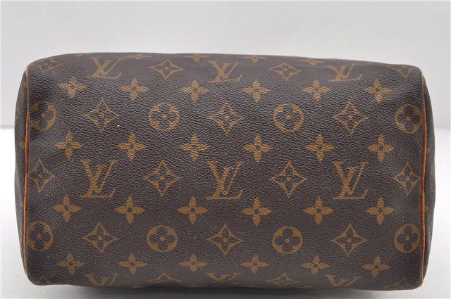 Authentic LOUIS VUITTON Monogram Speedy 25 Hand Bag Purse M41528 LV 8160C