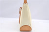 Authentic Louis Vuitton Vernis Mallory Square Shoulder Bag Ivory M91333 LV 8165F