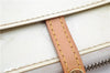 Authentic Louis Vuitton Vernis Mallory Square Shoulder Bag Ivory M91333 LV 8165F