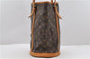 Authentic LOUIS VUITTON Monogram Bucket GM Shoulder Bag M42236 LV 8169C