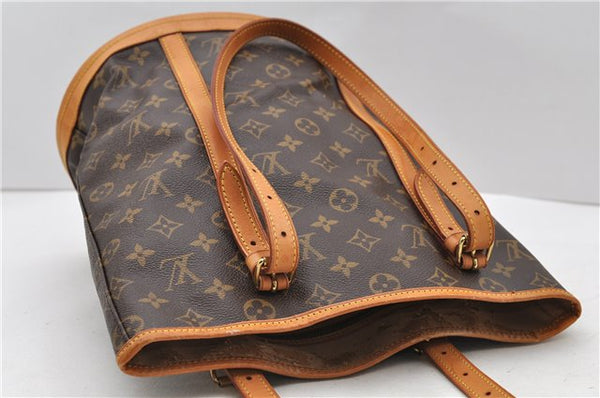 Authentic LOUIS VUITTON Monogram Bucket GM Shoulder Bag M42236 LV 8169C