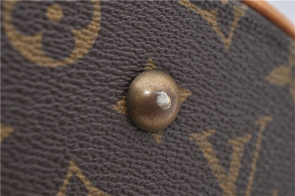 Authentic LOUIS VUITTON Monogram Bucket GM Shoulder Bag M42236 LV 8169C