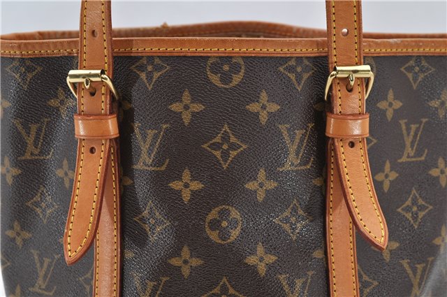 Authentic LOUIS VUITTON Monogram Bucket GM Shoulder Bag M42236 LV 8169C