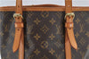 Authentic LOUIS VUITTON Monogram Bucket GM Shoulder Bag M42236 LV 8169C