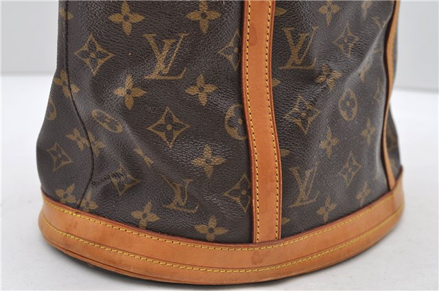 Authentic LOUIS VUITTON Monogram Bucket GM Shoulder Bag M42236 LV 8169C