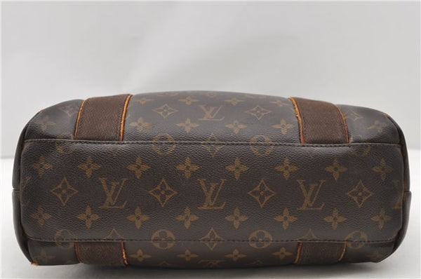 Authentic LOUIS VUITTON Monogram Cabas Beaubourg Tote Bag M53013 LV 8170C