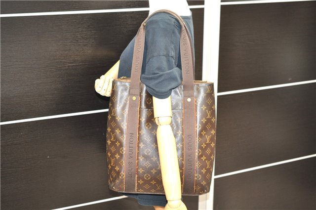 Authentic LOUIS VUITTON Monogram Cabas Beaubourg Tote Bag M53013 LV 8170C
