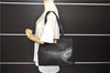 Authentic Salvatore Ferragamo Vara Leather Shoulder Tote Bag Black SF 8170D