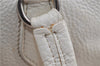 Authentic PRADA Leather Shoulder Hand Bag White 8174D