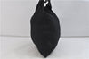 Authentic FENDI Shoulder Tote Bag Purse Jersey Leather Black 8178C