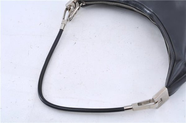 Authentic GUCCI Shoulder Bag Purse Leather 0013814 Black 8180C
