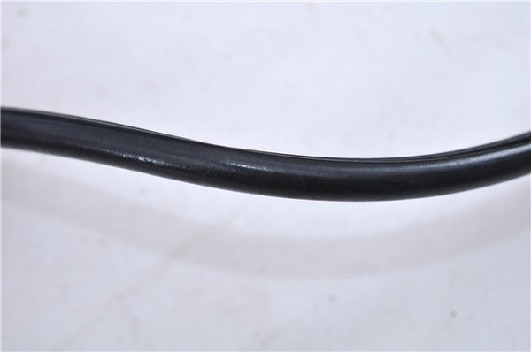 Authentic GUCCI Shoulder Bag Purse Leather 0013814 Black 8180C