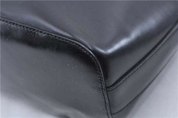 Authentic GUCCI Shoulder Bag Purse Leather 0013814 Black 8180C