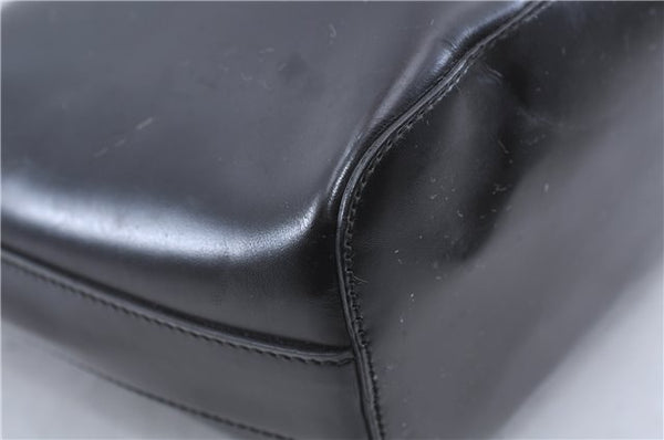 Authentic GUCCI Shoulder Bag Purse Leather 0013814 Black 8180C