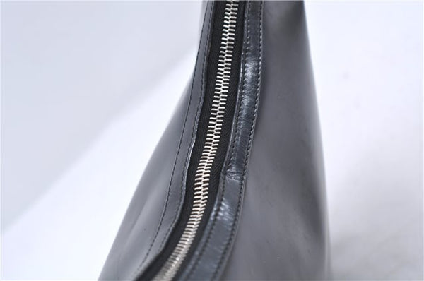 Authentic GUCCI Shoulder Bag Purse Leather 0013814 Black 8180C