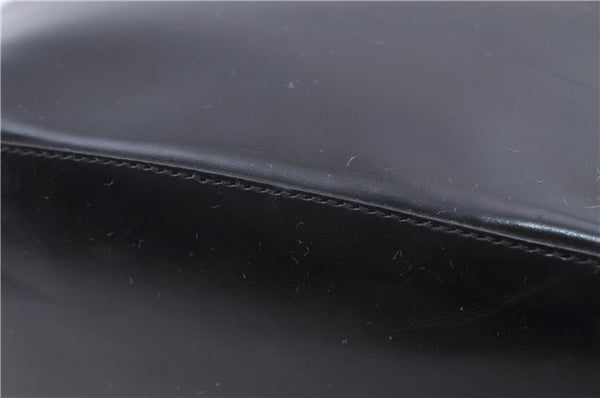 Authentic GUCCI Shoulder Bag Purse Leather 0013814 Black 8180C