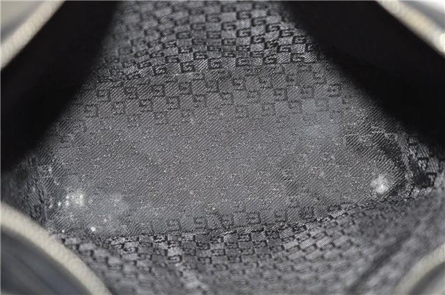 Authentic GUCCI Shoulder Bag Purse Leather 0013814 Black 8180C