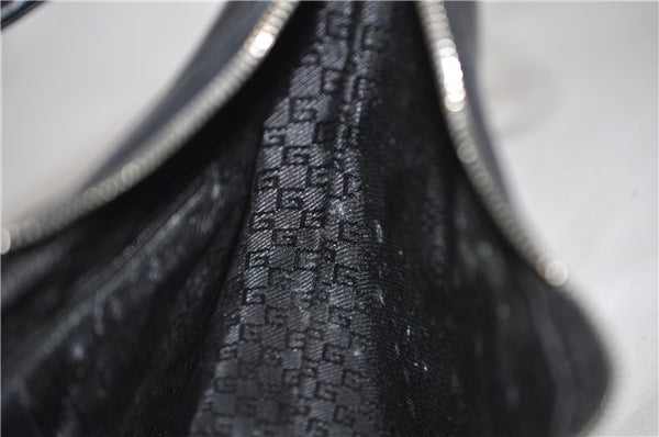 Authentic GUCCI Shoulder Bag Purse Leather 0013814 Black 8180C