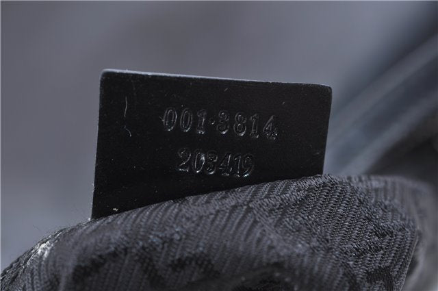 Authentic GUCCI Shoulder Bag Purse Leather 0013814 Black 8180C