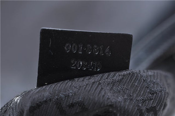 Authentic GUCCI Shoulder Bag Purse Leather 0013814 Black 8180C