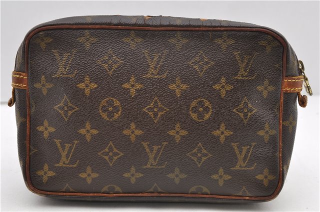 Authentic LOUIS VUITTON Monogram Compiegne 23 Clutch Hand Bag M51847 LV 8181C