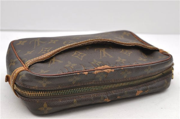 Authentic LOUIS VUITTON Monogram Compiegne 23 Clutch Hand Bag M51847 LV 8181C
