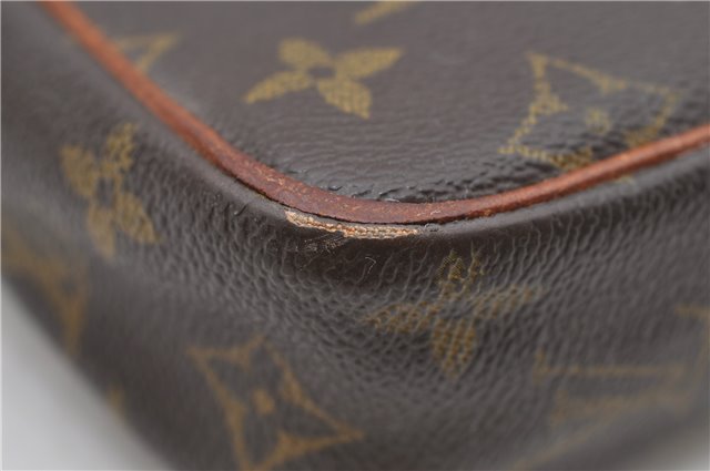 Authentic LOUIS VUITTON Monogram Compiegne 23 Clutch Hand Bag M51847 LV 8181C