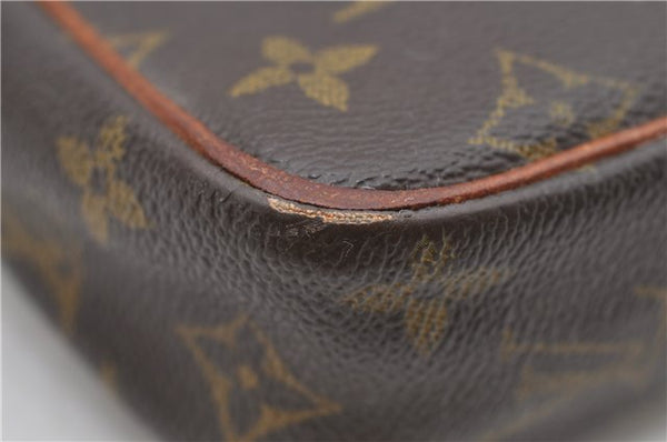 Authentic LOUIS VUITTON Monogram Compiegne 23 Clutch Hand Bag M51847 LV 8181C