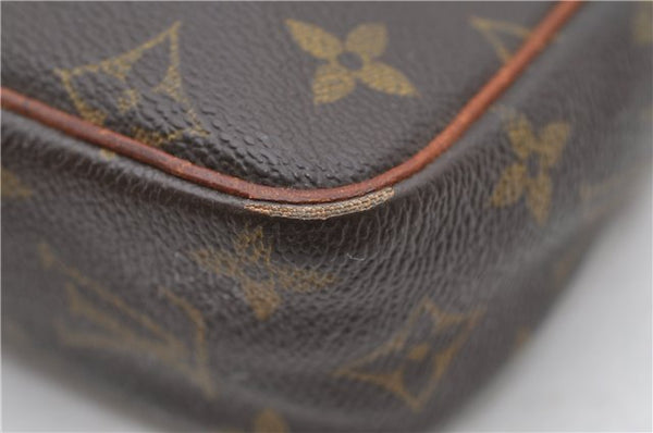 Authentic LOUIS VUITTON Monogram Compiegne 23 Clutch Hand Bag M51847 LV 8181C