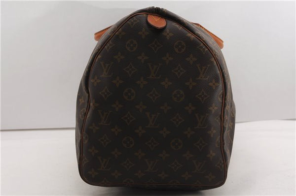 Authentic Louis Vuitton Monogram Keepall 55 Travel Boston Bag M41424 LV 8182F
