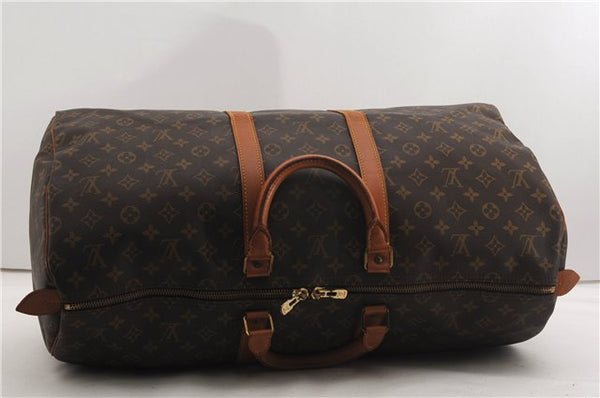 Authentic Louis Vuitton Monogram Keepall 55 Travel Boston Bag M41424 LV 8182F