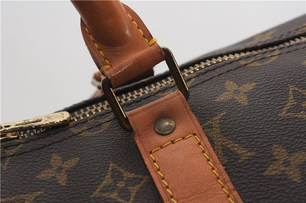 Authentic Louis Vuitton Monogram Keepall 55 Travel Boston Bag M41424 LV 8182F