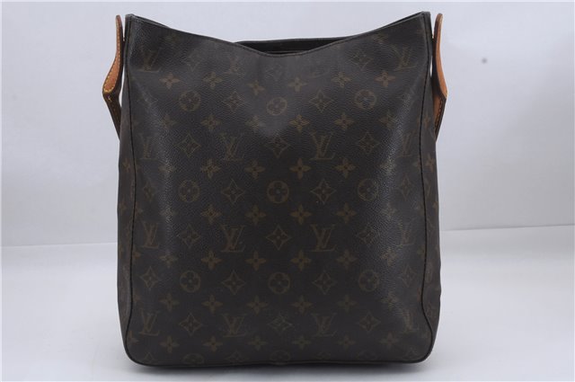 Authentic Louis Vuitton Monogram Looping GM Shoulder Bag M51145 LV 8184D