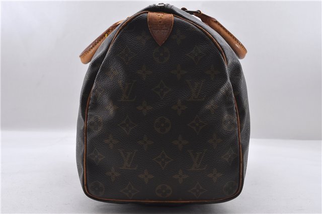 Authentic LOUIS VUITTON Monogram Speedy 35 Hand Bag M41524 LV 8186C