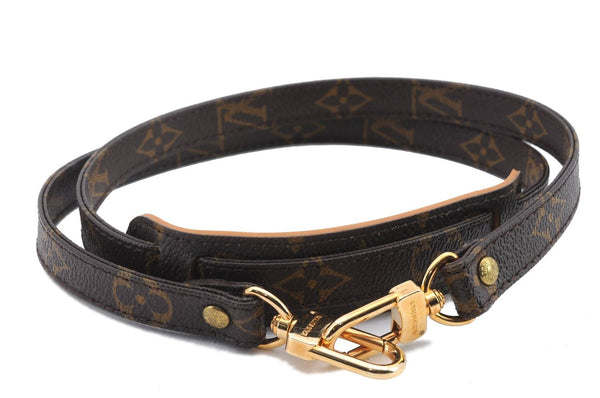 Authentic Louis Vuitton Monogram Brown Shoulder Strap 39" LV 8187C