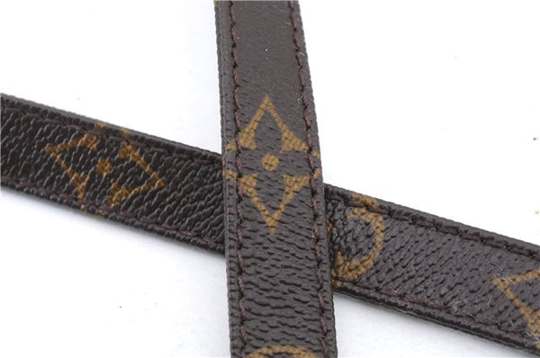 Authentic Louis Vuitton Monogram Brown Shoulder Strap 39" LV 8187C