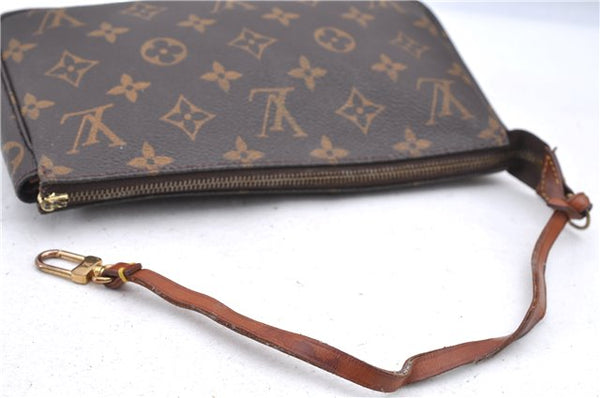 Authentic Louis Vuitton Monogram Pochette Accessoires Pouch M51980 LV Junk 8188C