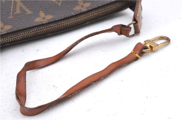 Authentic Louis Vuitton Monogram Pochette Accessoires Pouch M51980 LV Junk 8188C