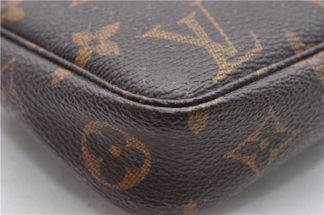 Authentic Louis Vuitton Monogram Pochette Accessoires Pouch M51980 LV Junk 8188C