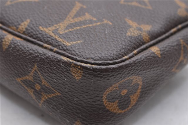 Authentic Louis Vuitton Monogram Pochette Accessoires Pouch M51980 LV Junk 8188C