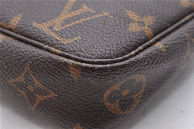 Authentic Louis Vuitton Monogram Pochette Accessoires Pouch M51980 LV Junk 8188C