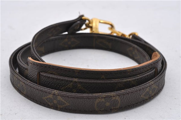 Authentic Louis Vuitton Monogram Brown Shoulder Strap 46.9" LV 8195D