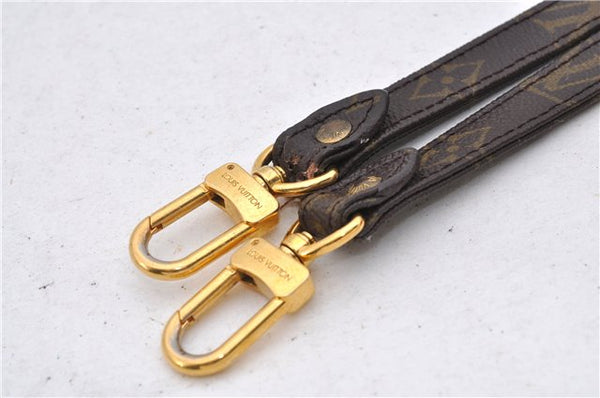 Authentic Louis Vuitton Monogram Brown Shoulder Strap 46.9" LV 8195D