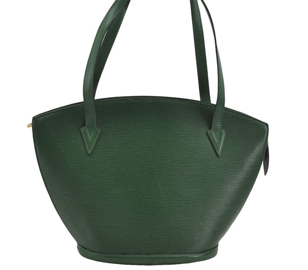 Auth Louis Vuitton Epi Saint Jacques Shopping Shoulder Bag Green M52264 LV 8198D