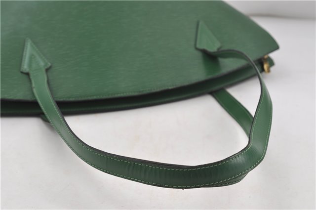 Auth Louis Vuitton Epi Saint Jacques Shopping Shoulder Bag Green M52264 LV 8198D