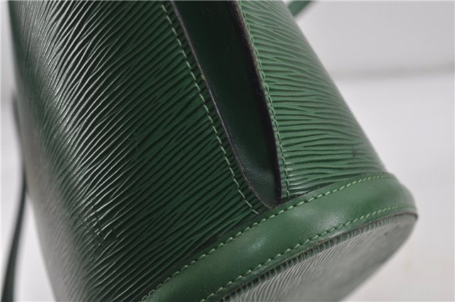 Auth Louis Vuitton Epi Saint Jacques Shopping Shoulder Bag Green M52264 LV 8198D