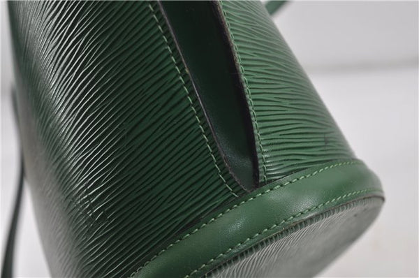 Auth Louis Vuitton Epi Saint Jacques Shopping Shoulder Bag Green M52264 LV 8198D